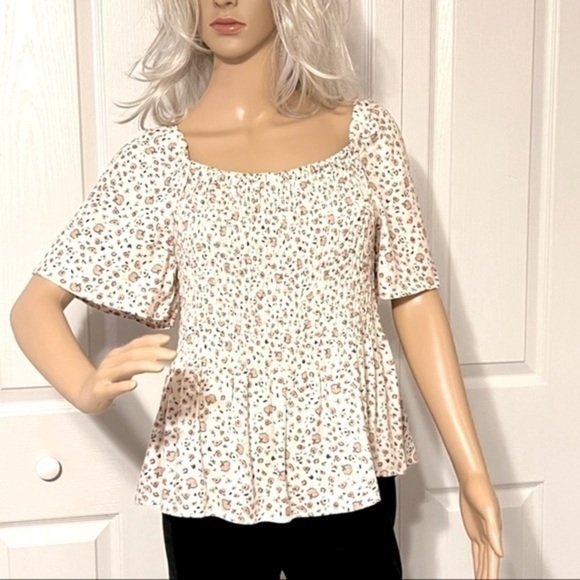 KENDALL & KYLIE Beige Cream Blouse Top - Picture 5 of 5